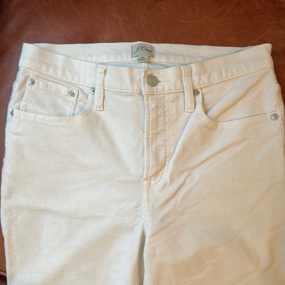 Corduroy Off-white JCrew,size 29